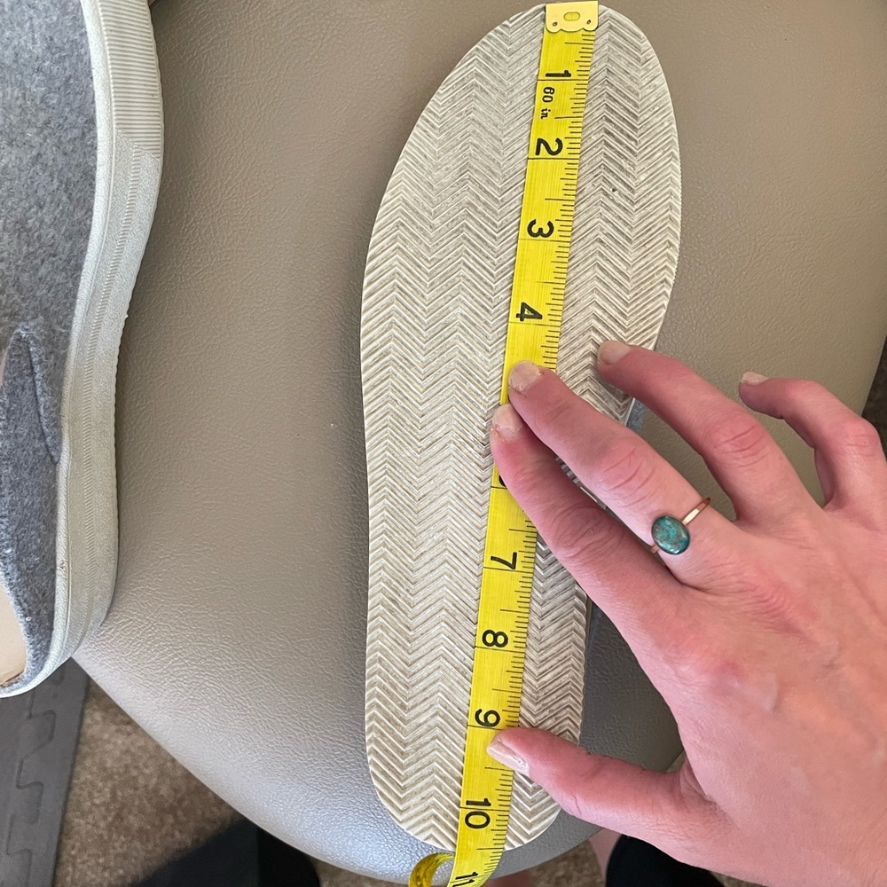 BP Monika Platform Mule Gray Wool Sneakers Sz‎ 9.5 - Picture 9 of 9